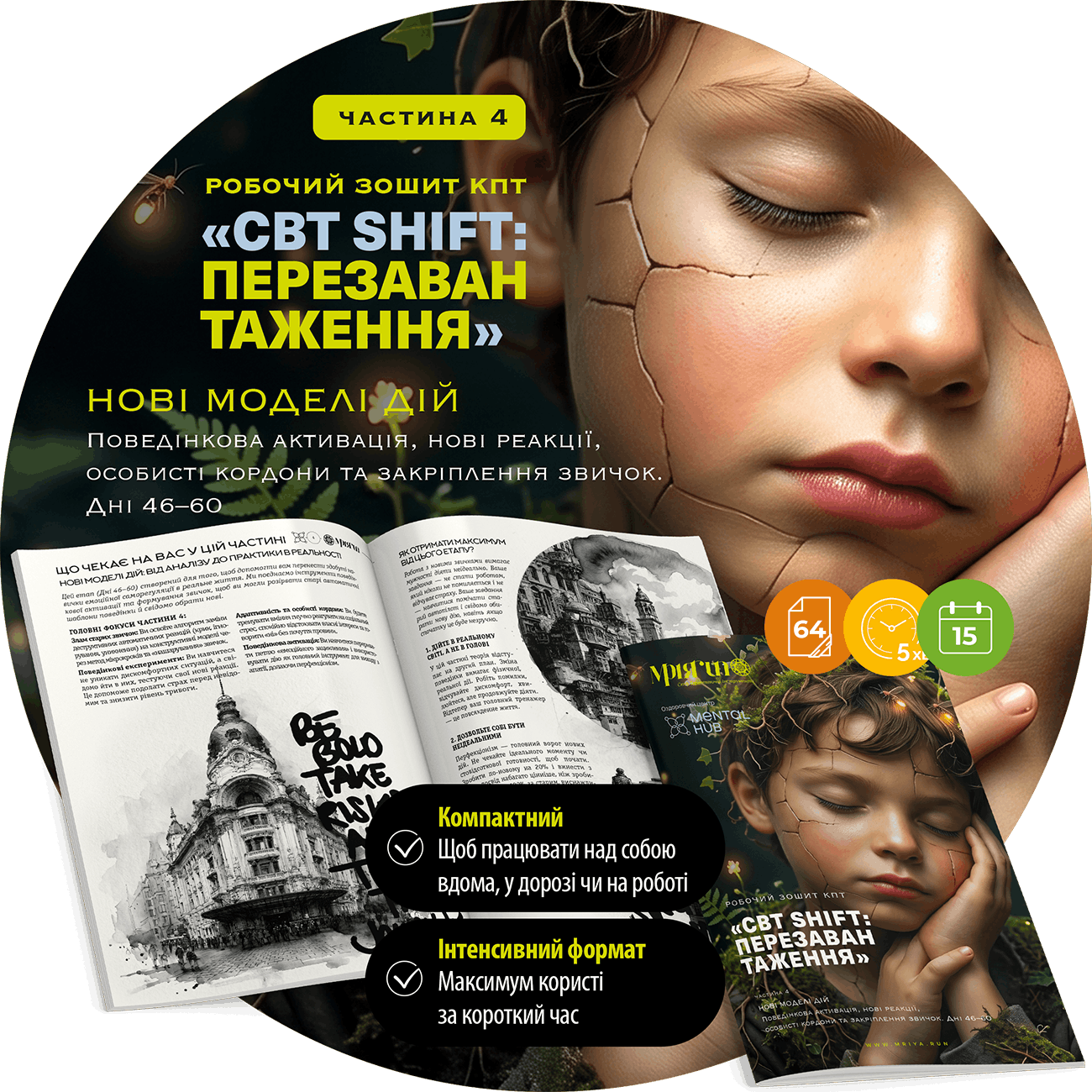 CBT SHIFT: КПТ-зошит і щоденник саморефлексії Частина 4. Нові моделі дій