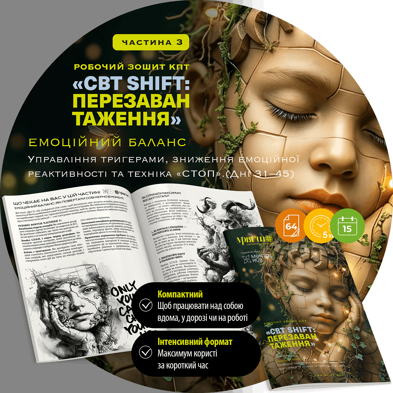 CBT SHIFT: КПТ-зошит і щоденник саморефлексії Частина 3. Емоційний баланс